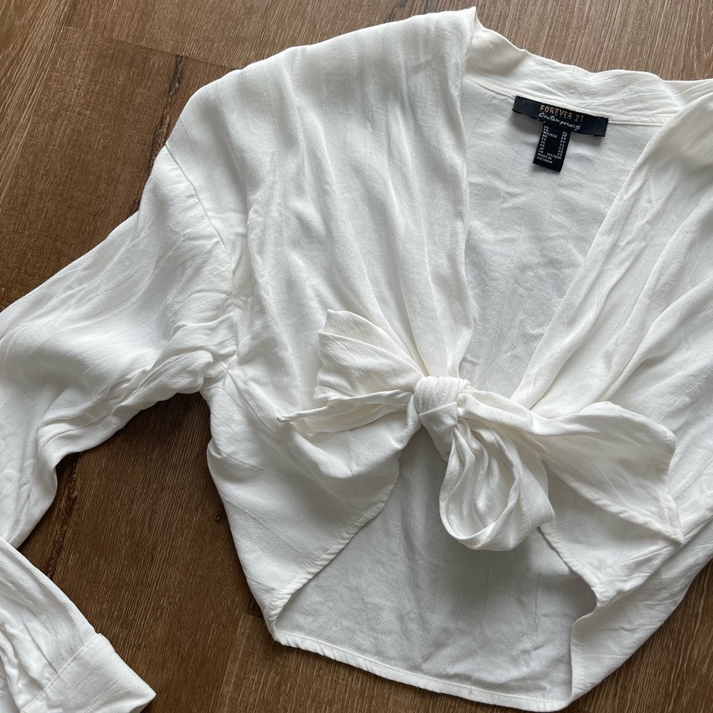 White Tie Top